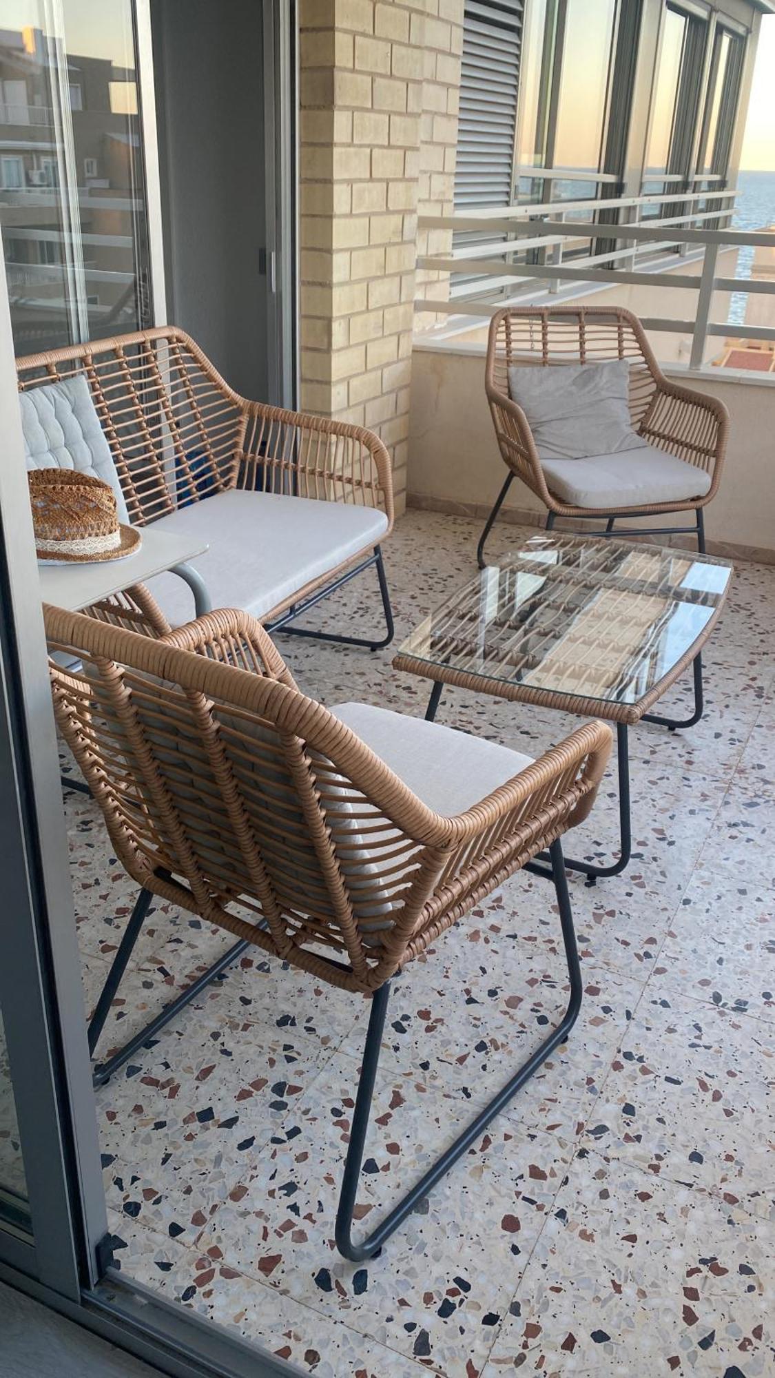 70 Sqm Apartment With Seaview In Arenales Del Sol. Eksteriør bilde